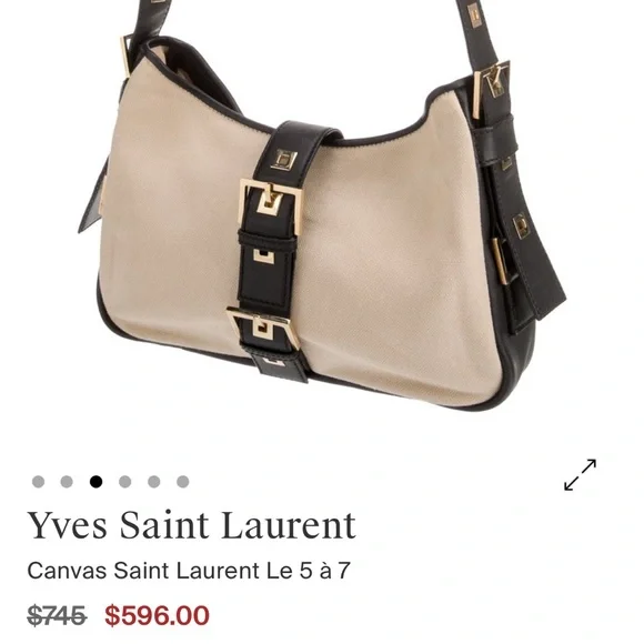 Yves Saint Laurent YSL grey suede bag - Picture 14 of 16